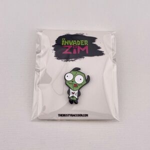 Gir I Love You Invader Zim Enamel Pin Approximately 1”